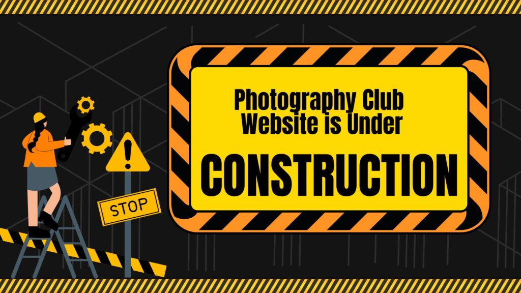 Photography Website is Under Construction